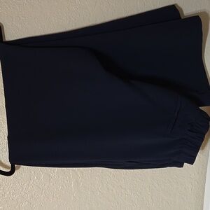 GAP NAVY Blue Pleated Easy Crepe Pant (Tall)